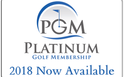 2018 Platinum Golf Membership ™ – Get yours today!