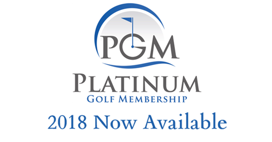 Platinum Golf Membership ™ 2018 - Now Avail