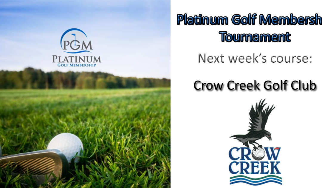 Platinum Golf Tournament – Update 11.6.17