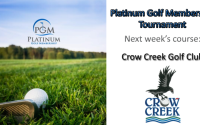 Platinum Golf Tournament – Update 11.6.17