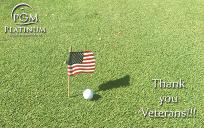 Thank you Veterans from the Platinum Golf Membership ™