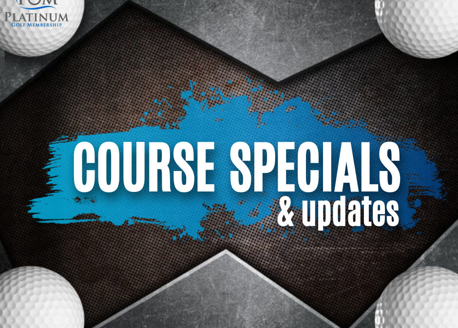 All New Golf Specials  – March and April