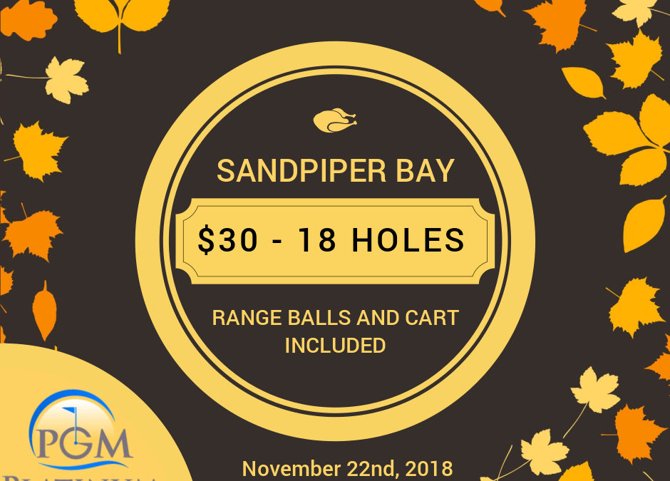 Thanksgiving Day at Sandpiper Bay