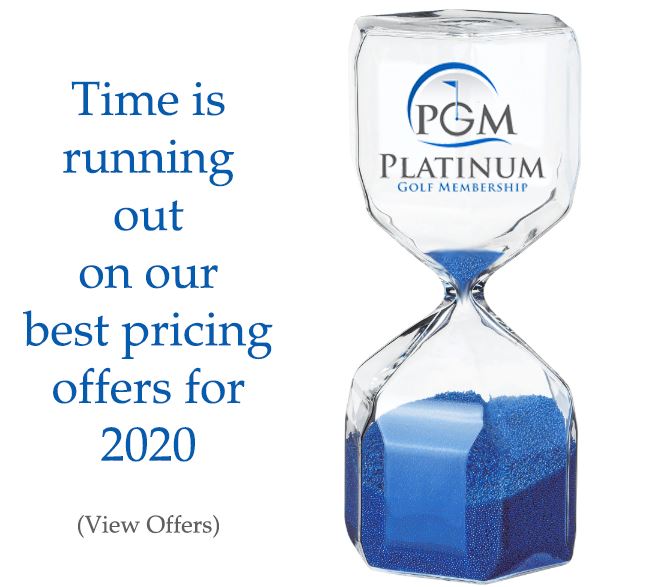 Best Pricing Offers – 2020 Platinum Golf Membership